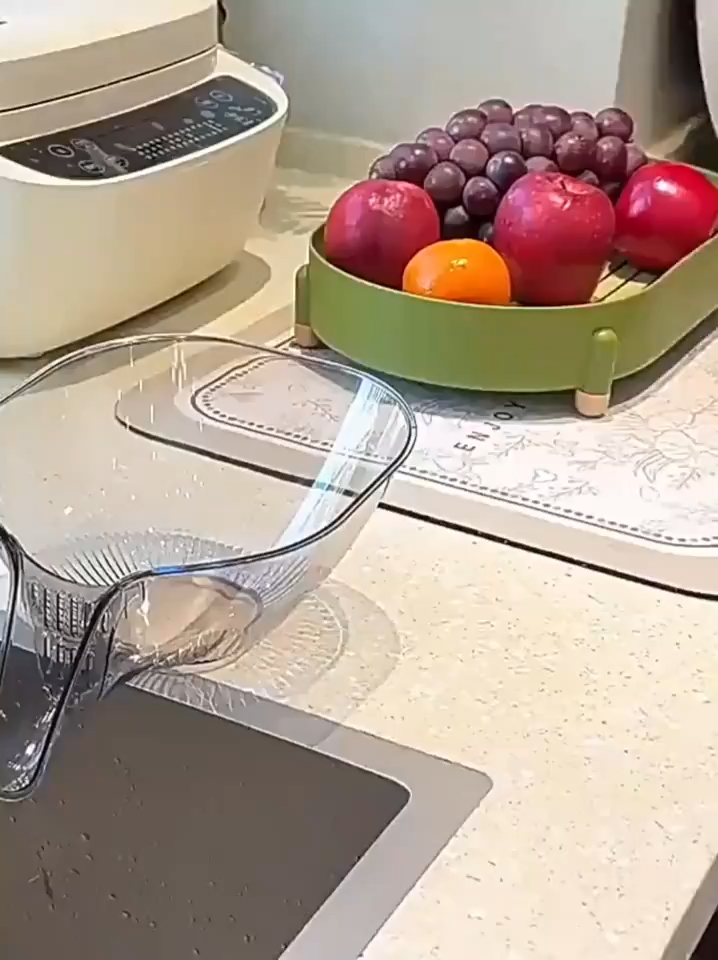 Household Self-contained Draining Taobao Dish Washing Fruit Basin