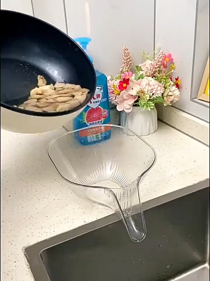 Household Self-contained Draining Taobao Dish Washing Fruit Basin