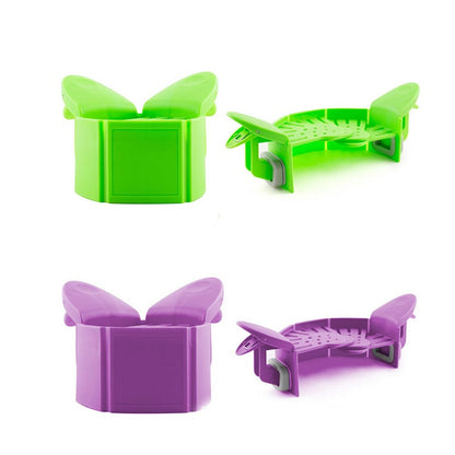 Universal Silicone Clip-on Pan Pot Strainer Anti-spill Pasta Pot Strainer Food Grade Rice Fruit Colander Strainer