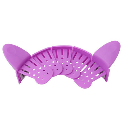 Universal Silicone Clip-on Pan Pot Strainer Anti-spill Pasta Pot Strainer Food Grade Rice Fruit Colander Strainer